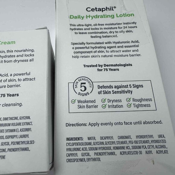 2-Piece Cetaphil Hydration Set | Oil-Free Daily Lotion + Rich Cream | Sensitive - Picture 6 of 7